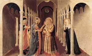 Fra Angelico - The Presentation of Christ in the Temple (The Cortona Altarpiece)