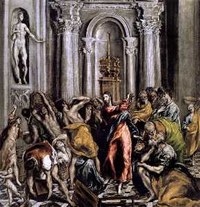 El Greco (Doménikos Theotokopoulos) - The Purification of the Temple