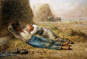 Sleeping peasants (also known as Noonday Rest)