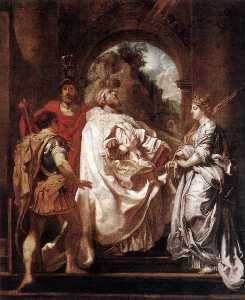Peter Paul Rubens - St. Gregory the Great with Saints