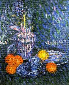 Still Life with Hyacinth and Oranges