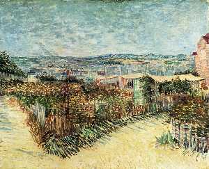 Vincent Van Gogh - Vegetable Gardens in Montmartre