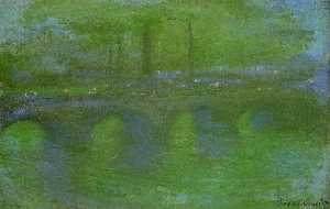 Claude Monet - Waterloo Bridge, Dawn