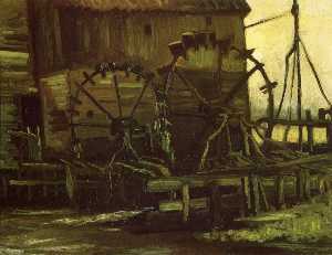 Water Wheels of Mill at Gennep
