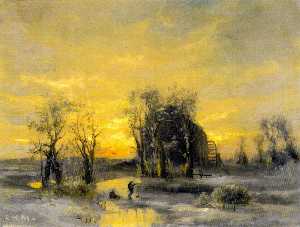 Winter Landscape at Jane's Mill, Hempstead