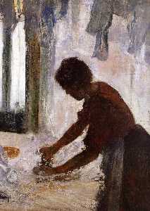 Woman Ironing (also known as Silhouette)