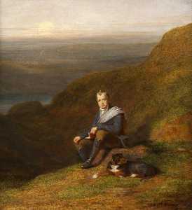 Sir Walter Scott With A Dog