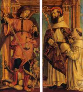 Bernardino Zenale, San Michele Arcangelo, San Guglielmo Da Vercelli E Un Monaco Cistercense