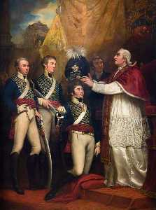 The Presentation Of British Officers To Pope Pius Vi