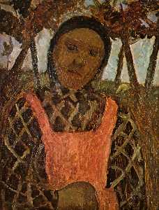 Peasant Girl With Pink Skirt