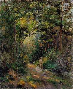 Camille Pissarro - Autumn, Path through the Woods.