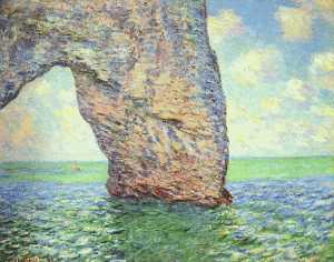 Claude Monet - the manneporte, high seas