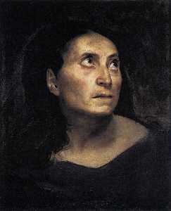 Eugène Delacroix - a mad woman