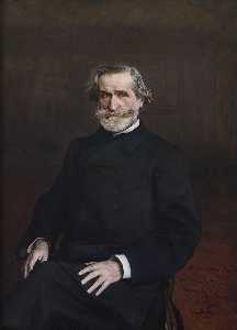 Ritratto di Giuseppe Verdi Seduto