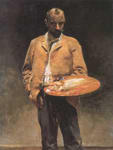 selfportrait with palette