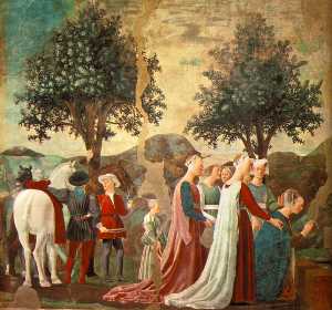 Adoration of the Holy Wood (left view)