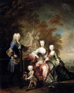 ES Robert Count Ferdinand Adolf Von Plettenberg And His Family