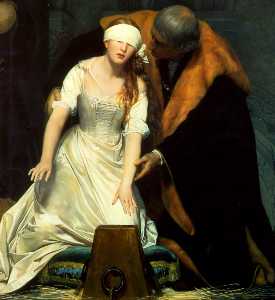The Execution of Lady Jane Grey centre