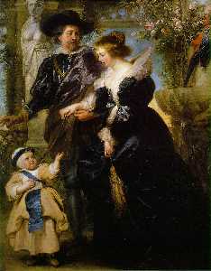 his wife Helena Fourment and their son Peter Paul