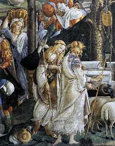 SistineChapel - The Trials and Calling of Moses (detail)