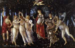 Sandro Botticelli - allegory - Primavera - (buy famous paintings)