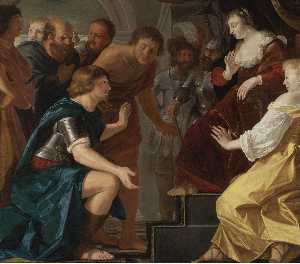 The departure of aeneas from dido, queen of carthage