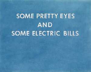 Pretty eyes, electric bills