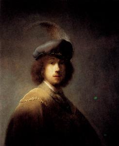 Rembrandt Peale - Self-Portrait in a Plumed Hat