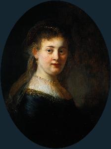 Rembrandt Peale - Bust of Young Woman (probably Saskia van Uylenburgh)