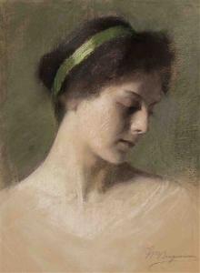 William Adolphe Bouguereau - Study of a Woman