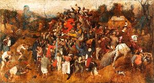 Pieter Bruegel The Elder - The Wine of Saint Martin-#39;s Day
