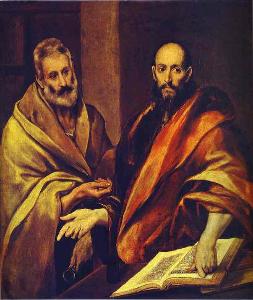 El Greco (Doménikos Theotokopoulos) - St. Peter and St. Paul