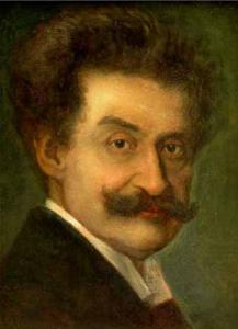 Anton Romako - Portrait of Johann Strauss II