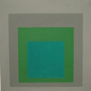 Josef Albers - Homage to the Square: Green Promise