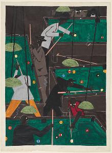 Jacob Lawrence - Pool Parlor