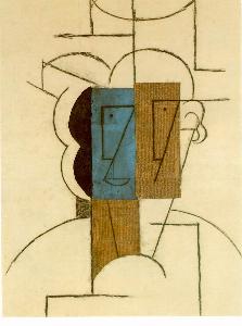 Pablo Picasso - Head of a man with hat