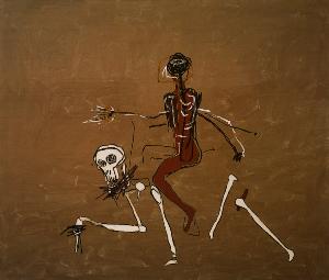 Jean Michel Basquiat - Riding with Death