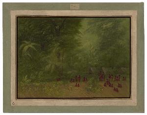 George Catlin - Indian Camp in the Forest