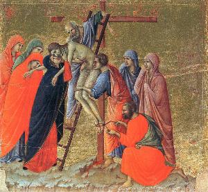 Duccio Di Buoninsegna - Descent from the Cross