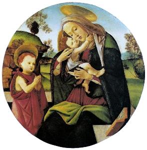 Sandro Botticelli - Virgin and Child with the Infant St. John the Baptist