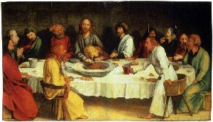 Matthias Grünewald - Last Supper (Coburg Panel)
