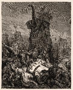Paul Gustave Doré - Death of Eleazer