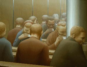 George Clair Tooker - Lunch