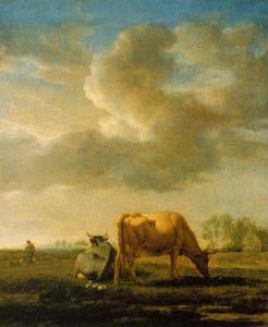 Adriaen Van De Velde - Cows on a Meadow
