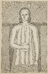Hryhorii Havrylenko - Dante Alighieri. Illustration to Dante Alighieri-#39;s Book -#39;Vita Nova-#39;