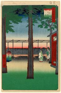 Ando Hiroshige - 10. Sunrise at Kanda Myōjin Shrine