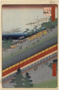 Ando Hiroshige - 69 (71) Sanjusangendō Hall in Fukagawa