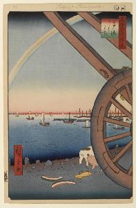 Ando Hiroshige - 81. Ushimachi in Takanawa