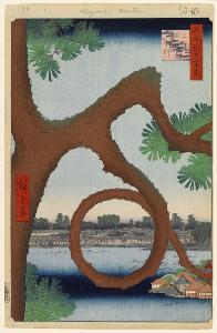 Ando Hiroshige - 89. Moon Pine in Ueno