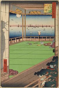 Ando Hiroshige - 82. Moon Viewing